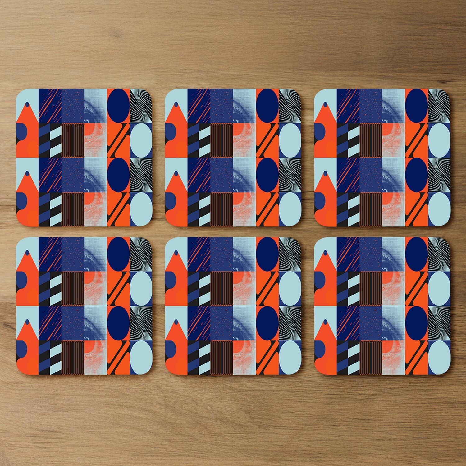 Image of Deconstructed Postmodern Inspired Artwork Coaster -&hellip;
