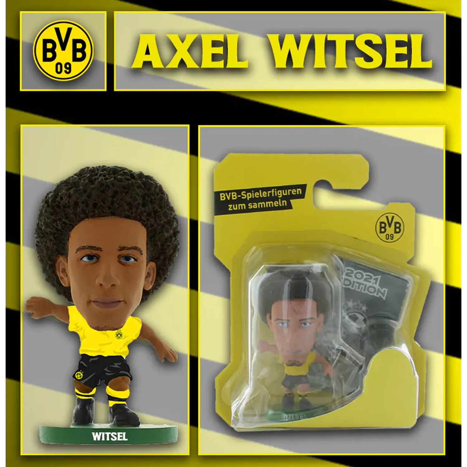 SoccerStarz Borussia Dortmund Axel Witsel-Home Kit Classic Kit 5cm Figure - Yellow