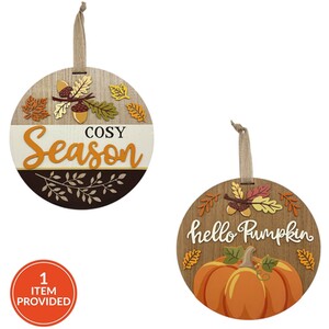 Welcoming Autumn Hanging Plaque