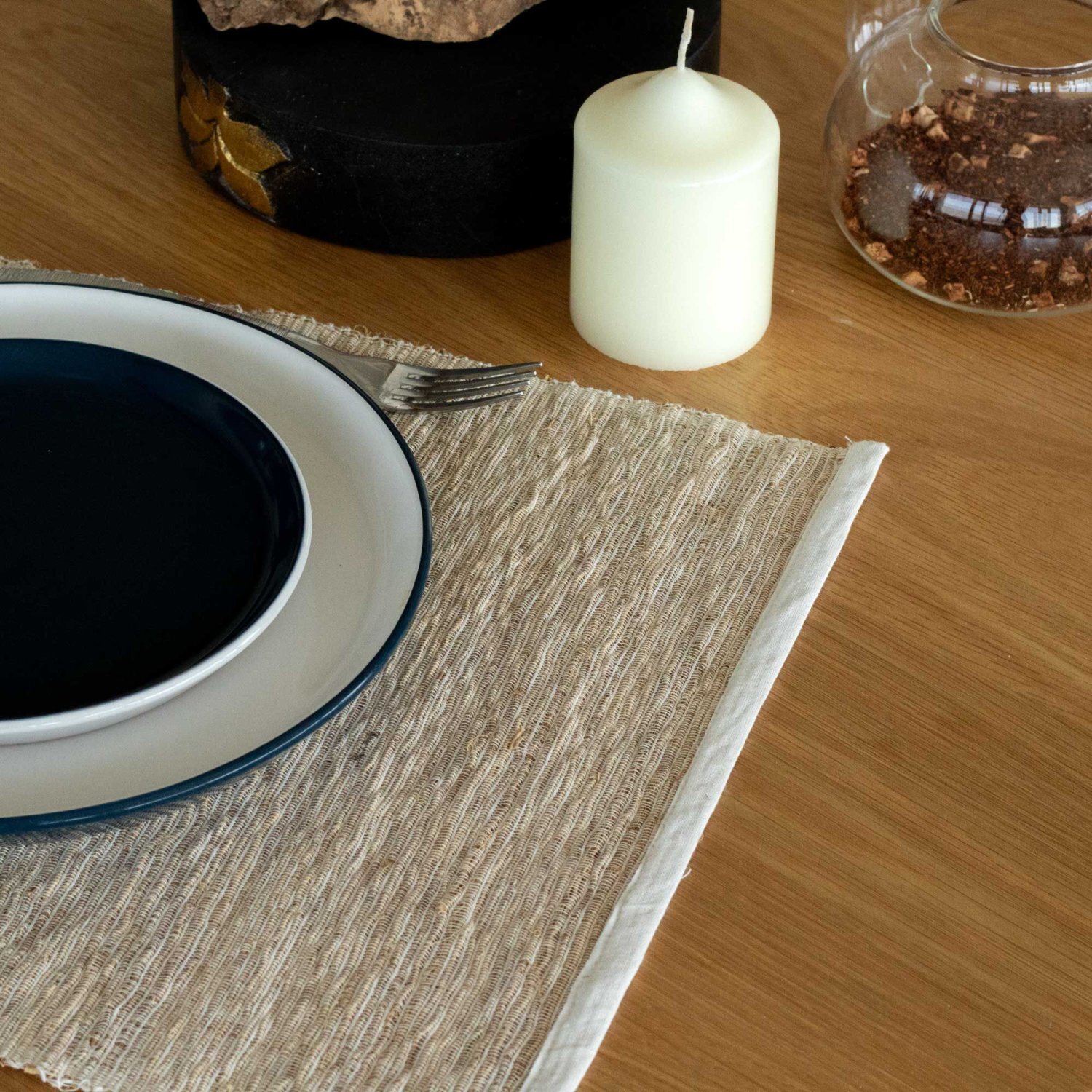 Image of Handcrafted Vetiver Roots Placemat Eco Friendly&hellip;