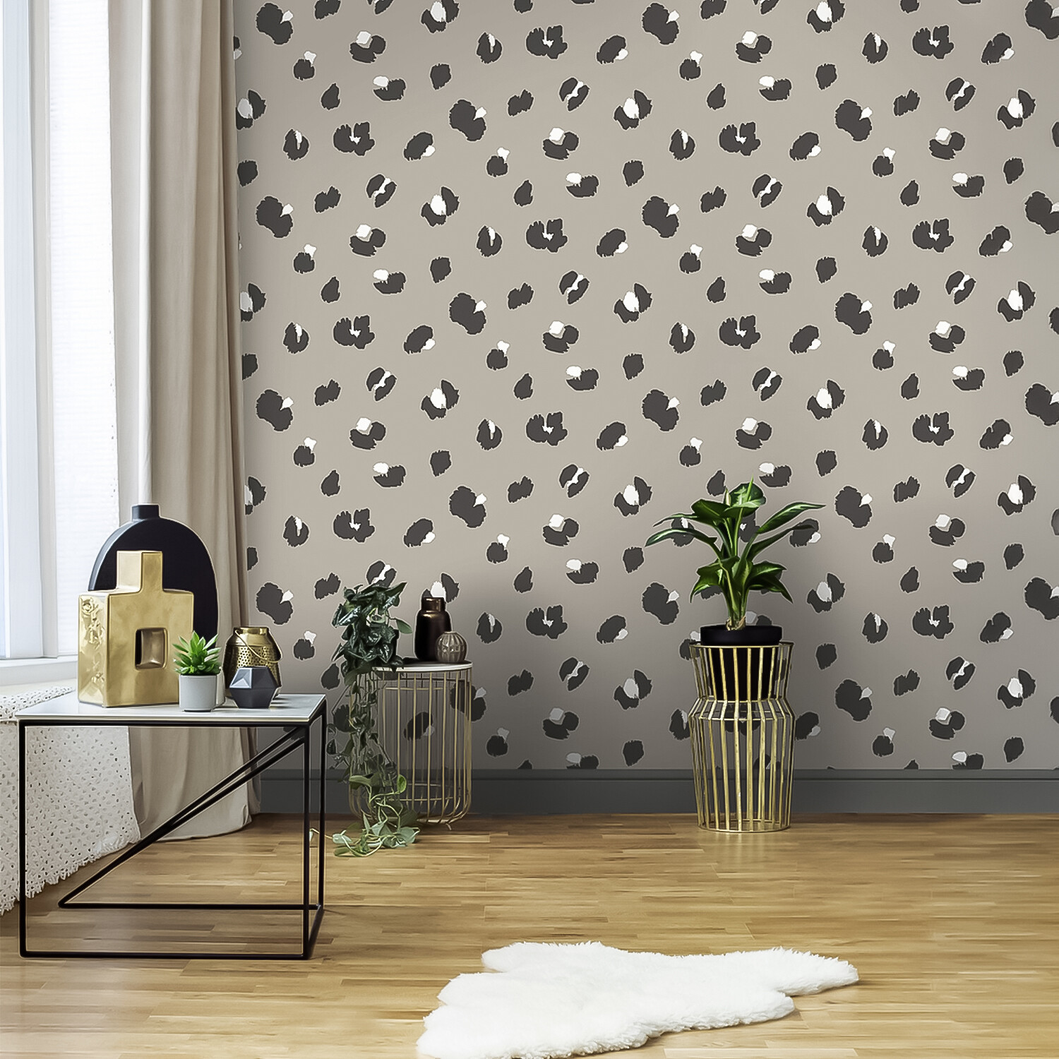 Albany Wallpaper Large Leopard Spot 13030