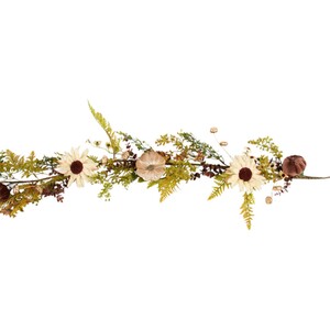 Autumnal Pumpkin and Pine Garland