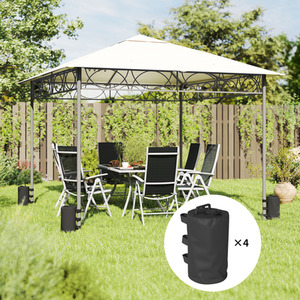 Outsunny Set of 4 Gazebo Water Weights Bags
