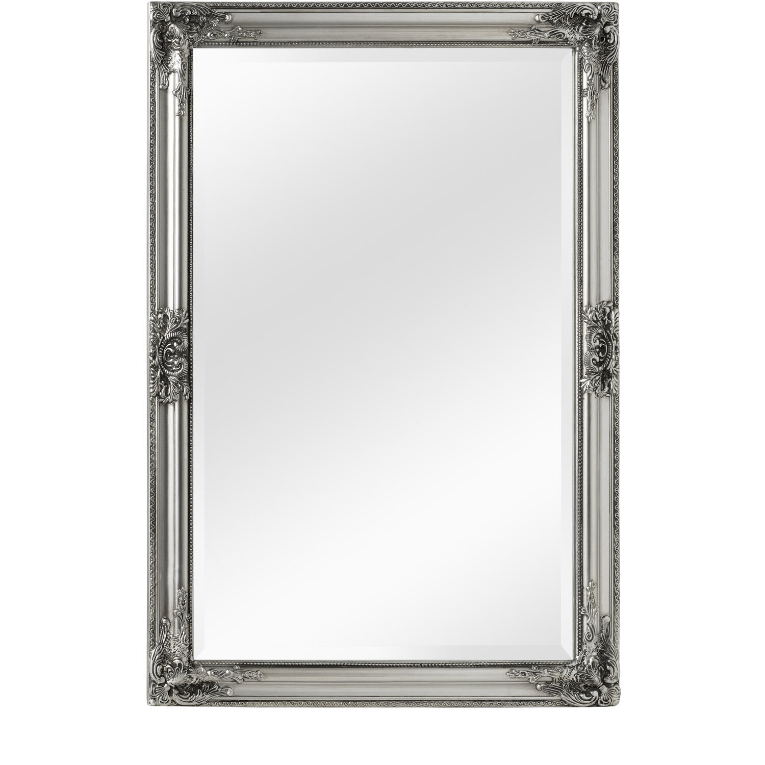 Farran Gold Finish Geometric Wall Mirror - Silver