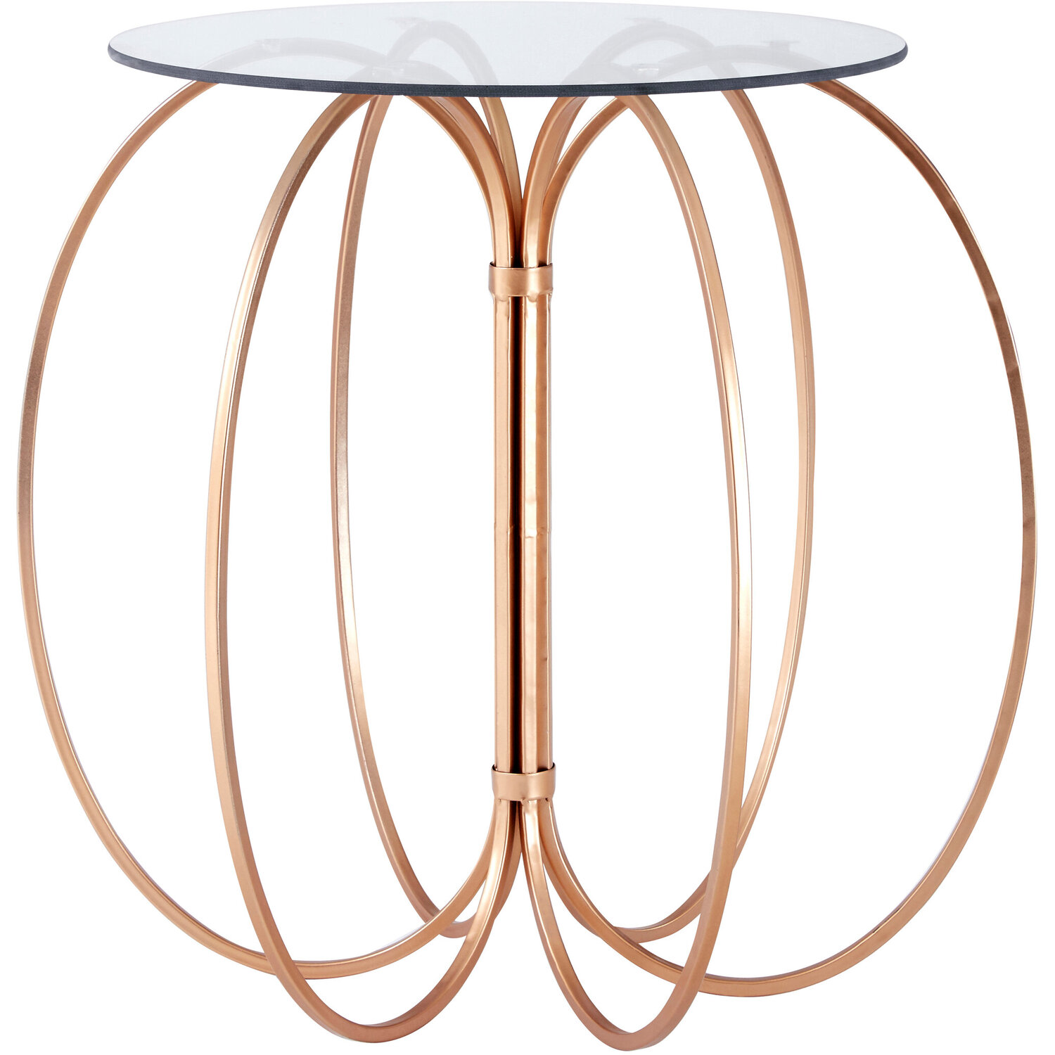 Lexa Convex Table - Gold