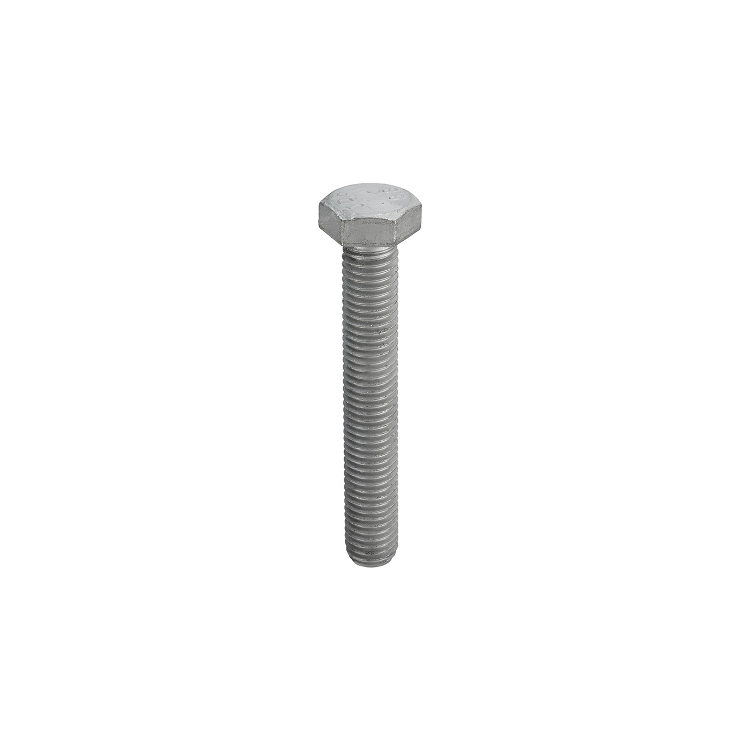 Unifix Grade 8.8 HT Hexagon Setscrews DIN 933 Galv - M20 x 40 - Grey