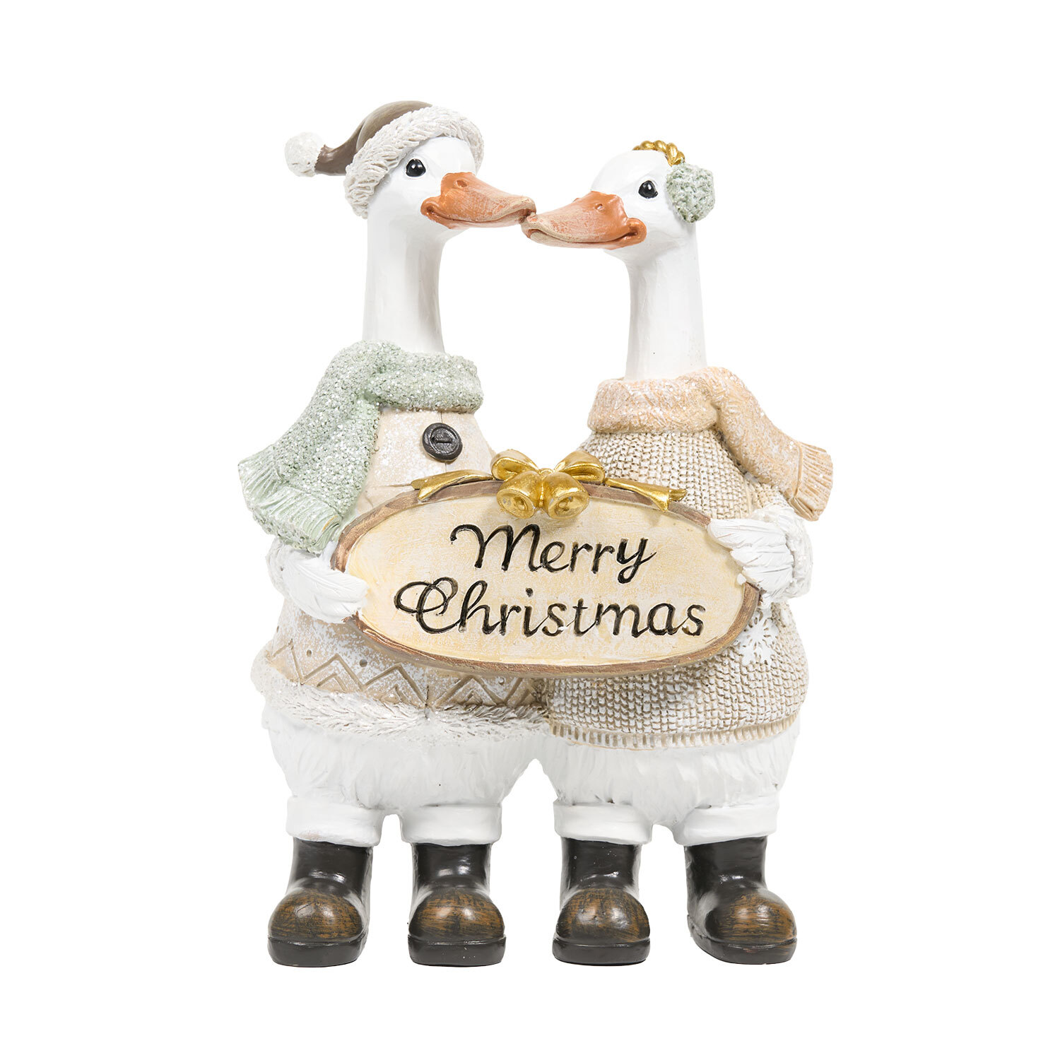 Merry Christmas Duck Couple Ornament Nordic Noel - Image 2