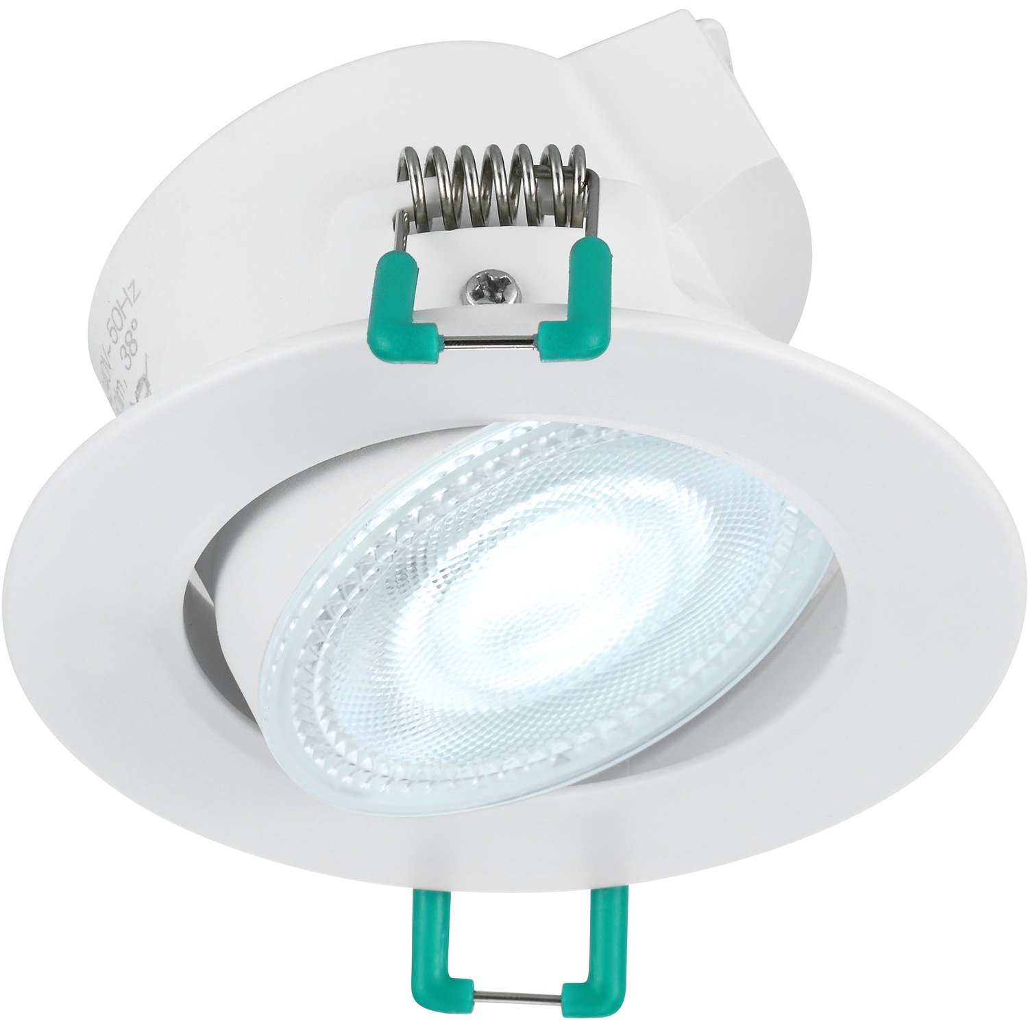 Sylvania Sylspot Led Recessed Spotlight 4 8w 500 Lumens Ip4420 White 0090013 - Ral9003
