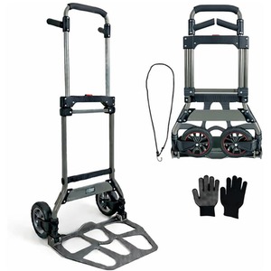 Folding Hand Trolley Heavy Duty Steel Aluminium Cart 150kg Capacity