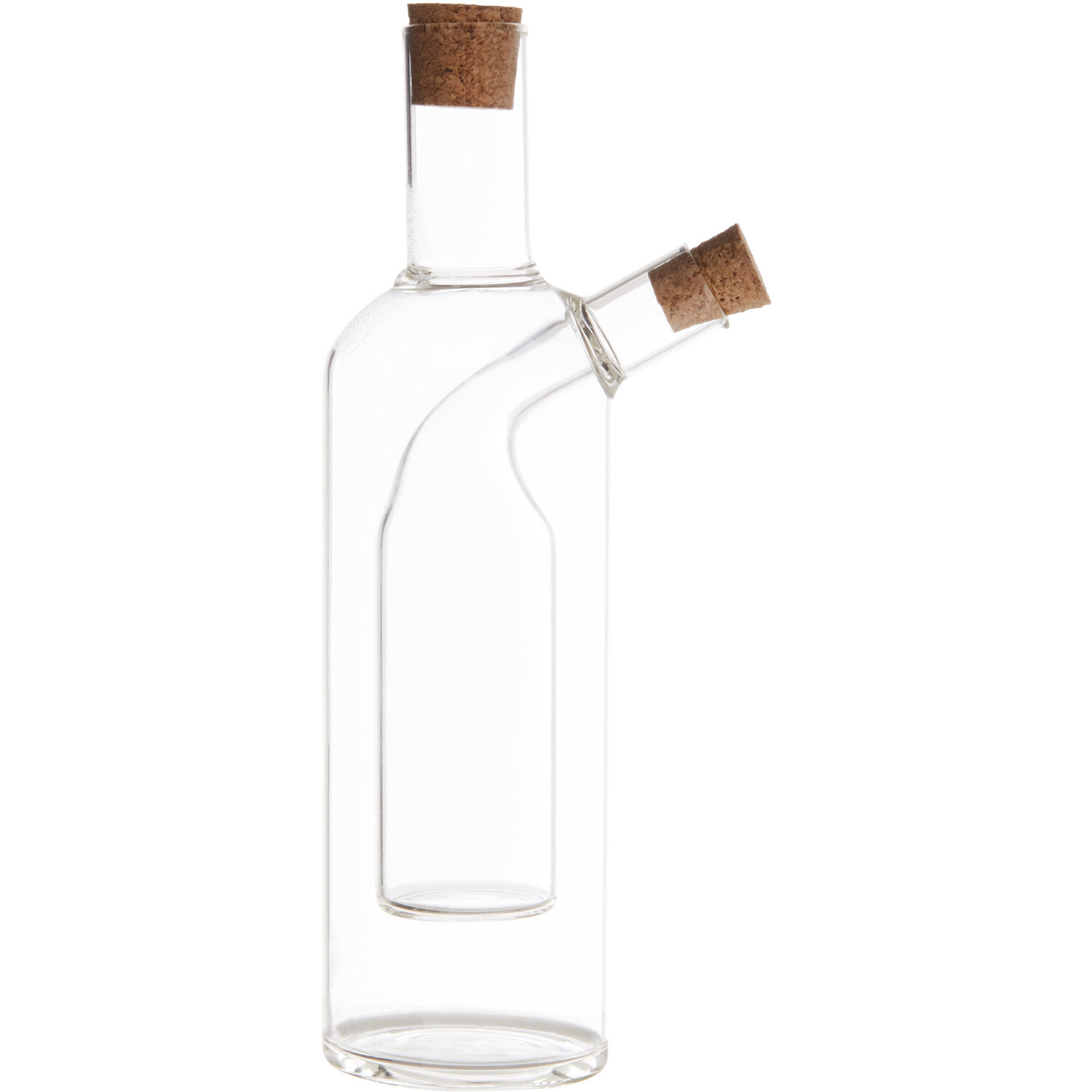 Maison By Premier Montela Oil And Vinegar 2 In 1 Bottle - Natural, Clear