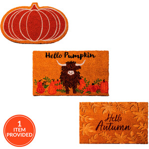 Autumn Printed Coir Doormat