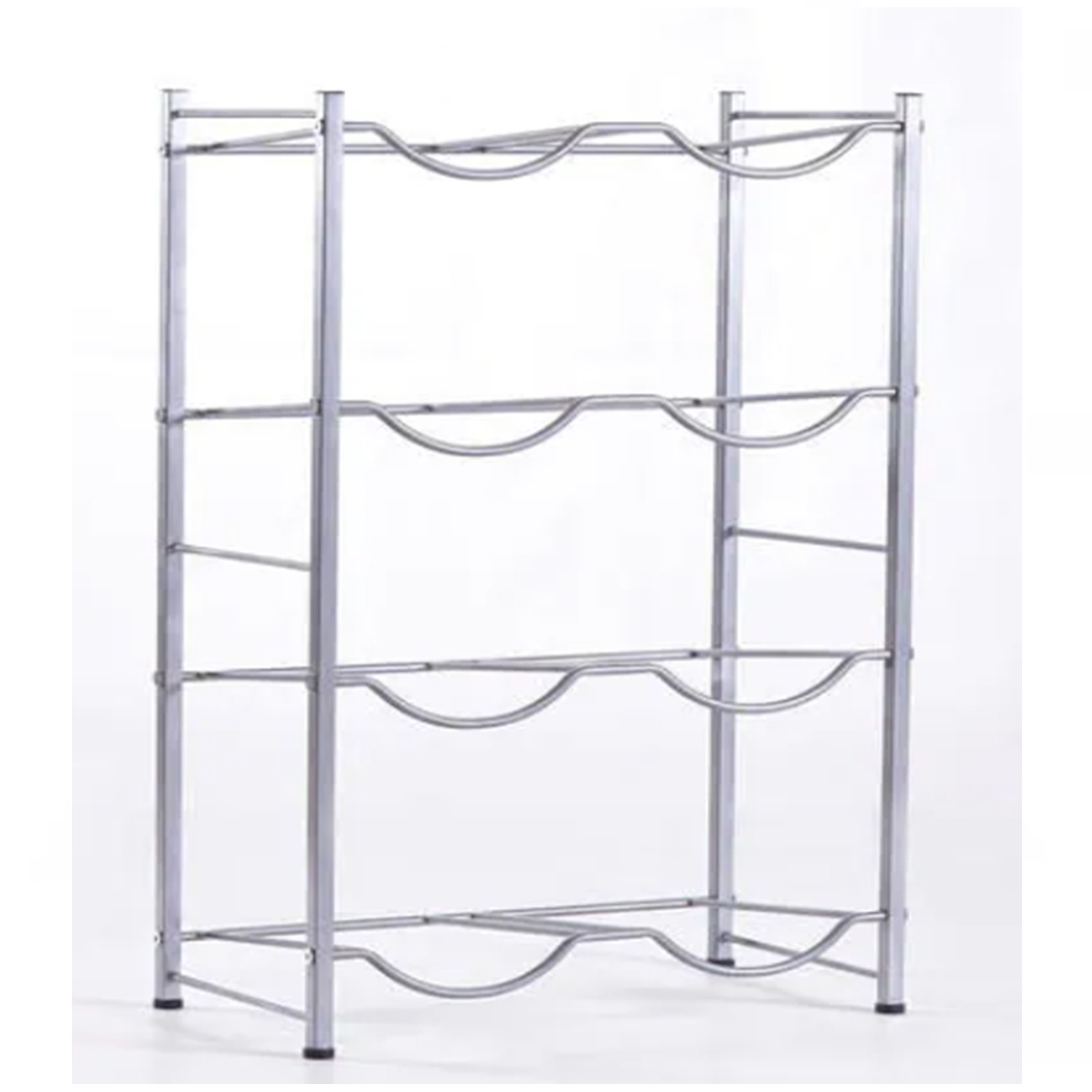 4 Tier Water Cooler 8 Bottle Rack Double Layer Storage Heavy Duty