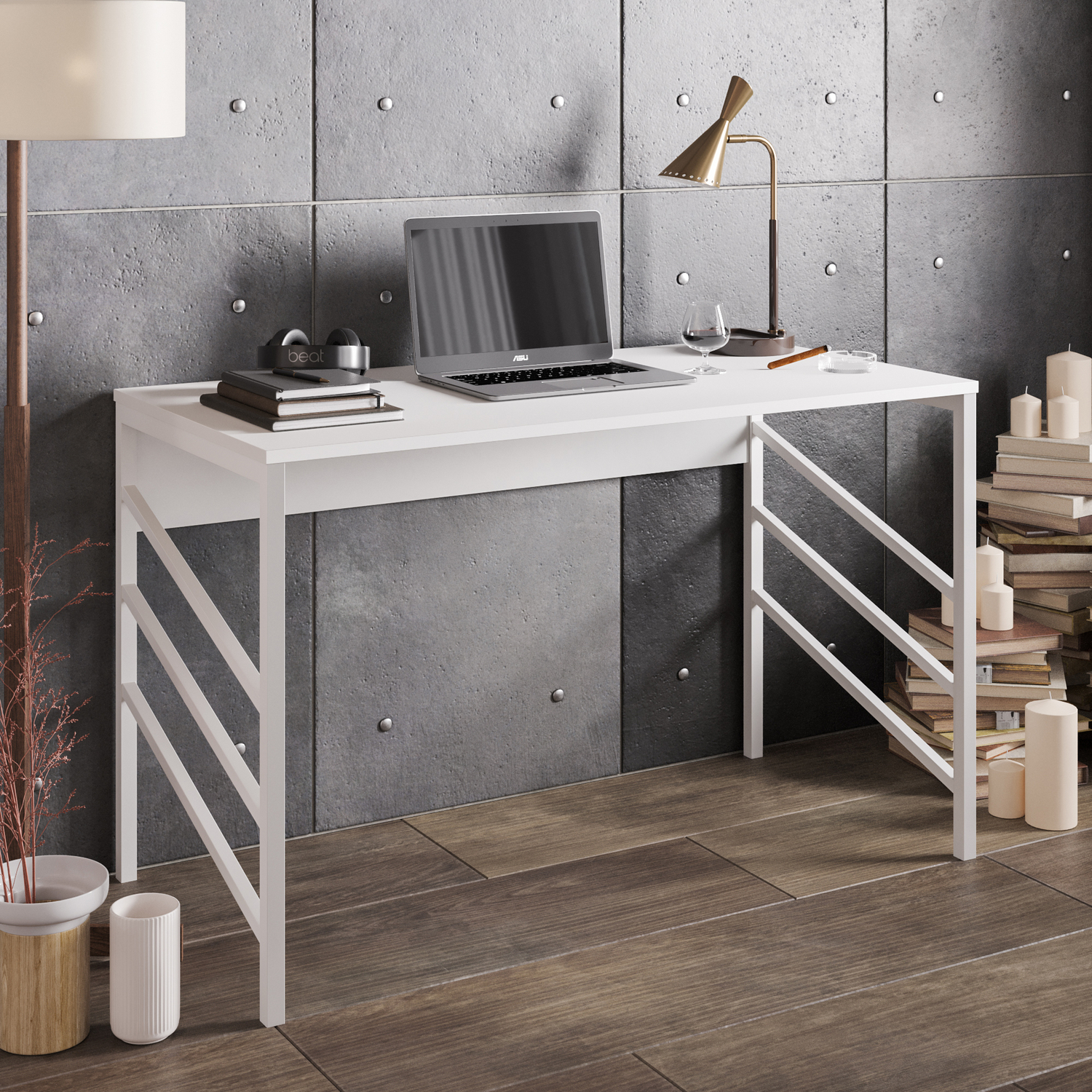 Decorotika Tunalli Computer Desk - White