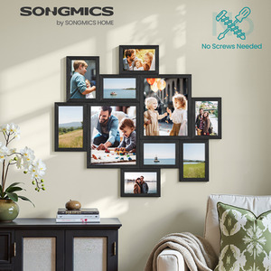 Gallery Wall Picture Frames Set, 10 Photo Frames Collage