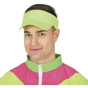 Fiestas Guirca Unisex Adult 80s Visor Cap