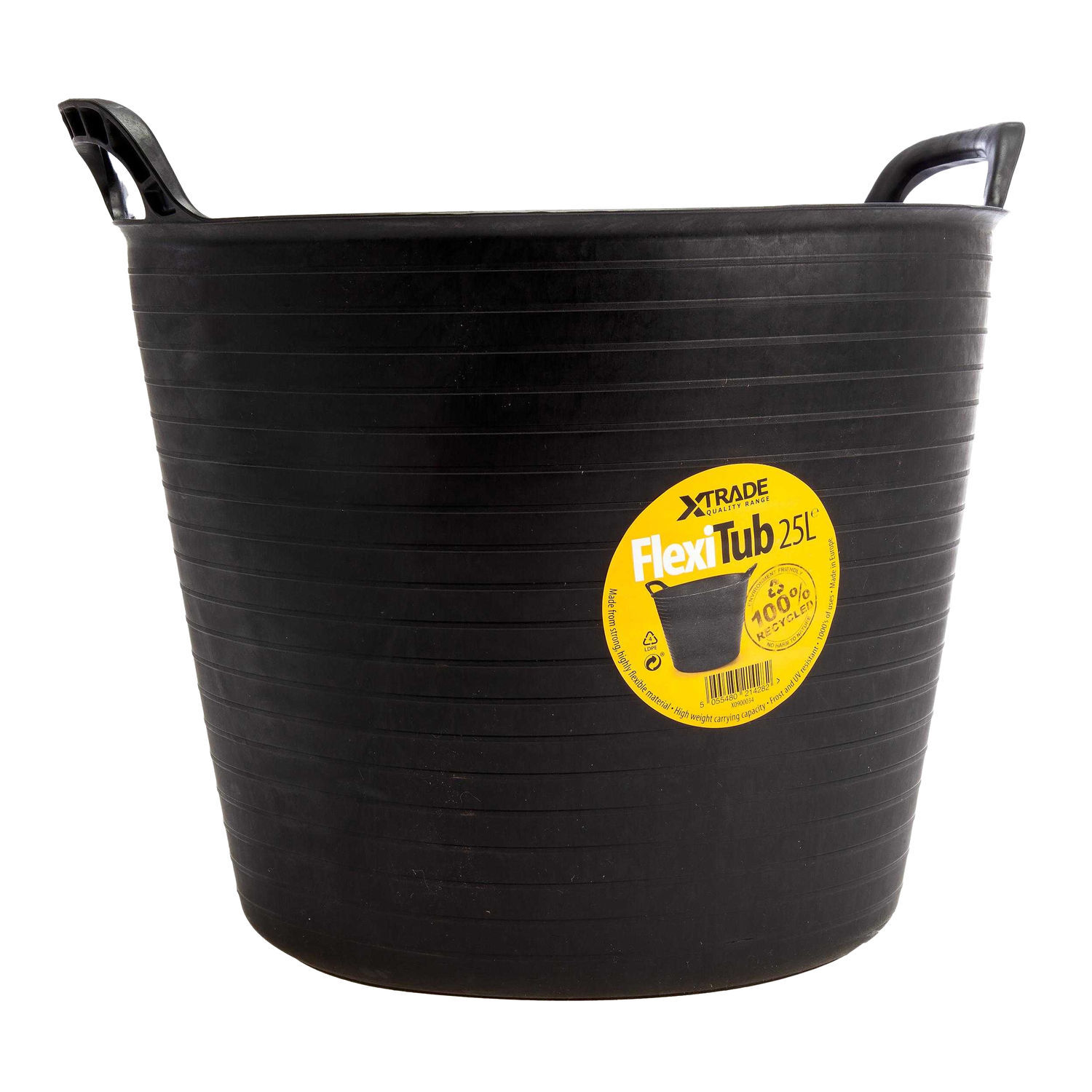 Image of XTrade Flexible 25L Bucket - Black