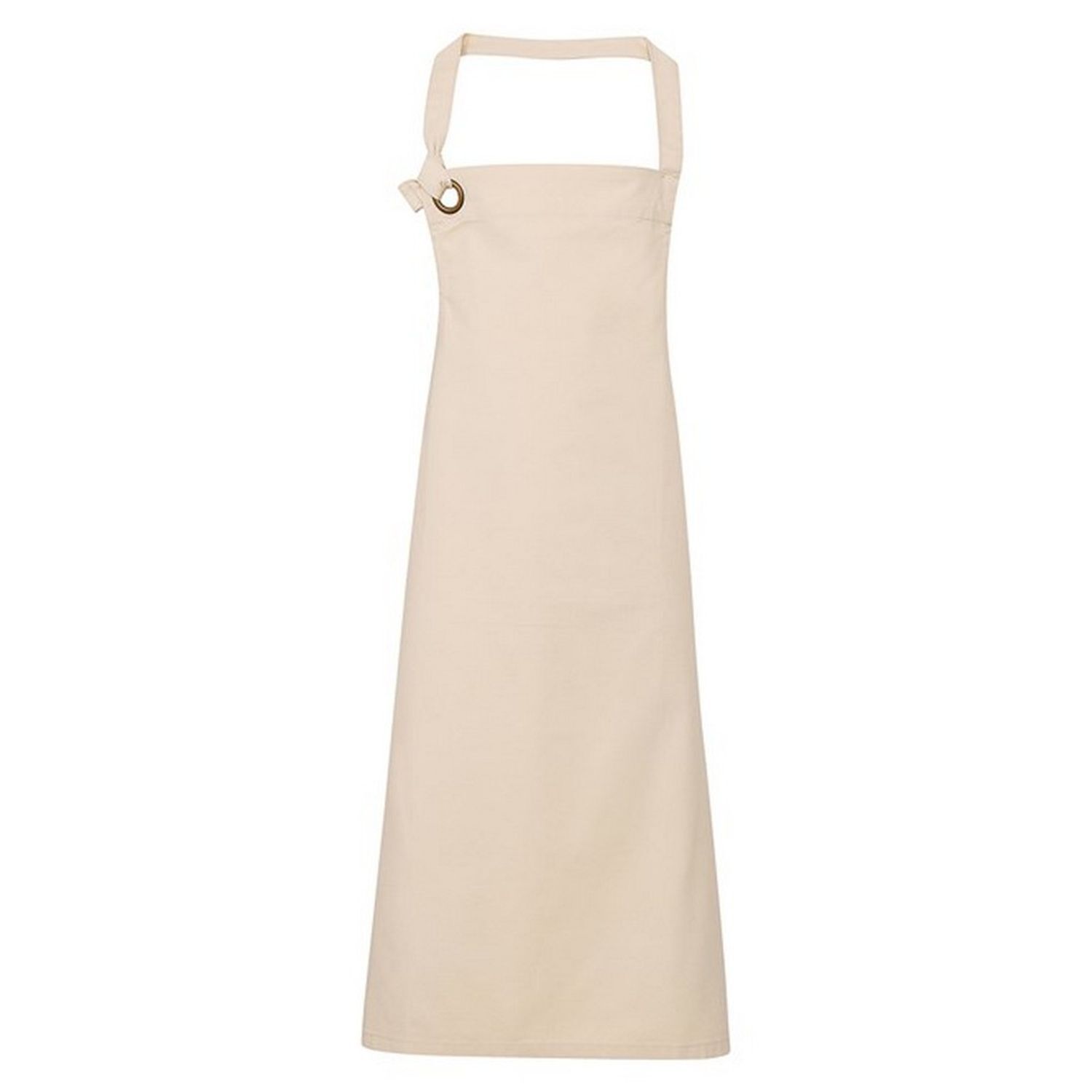 Premier Unisex Adult Calibre Bibbed Apron - Natural