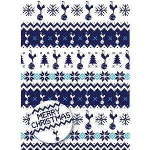 Tottenham Hotspur FC Christmas Gift Wrap Sheets
