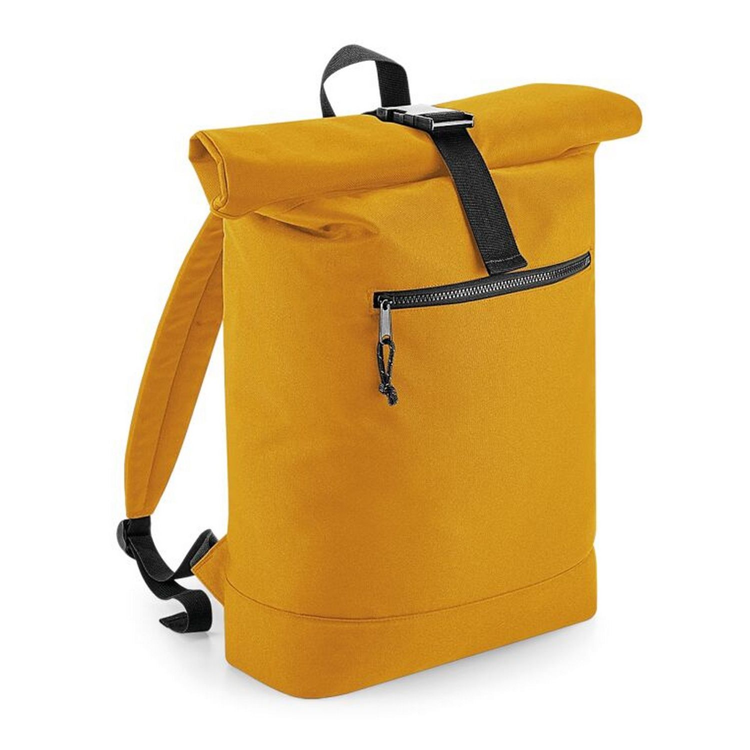 Bagbase Roll Top Recycled Backpack - Mustard
