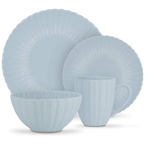 16 Piece Scallop Dinner Set