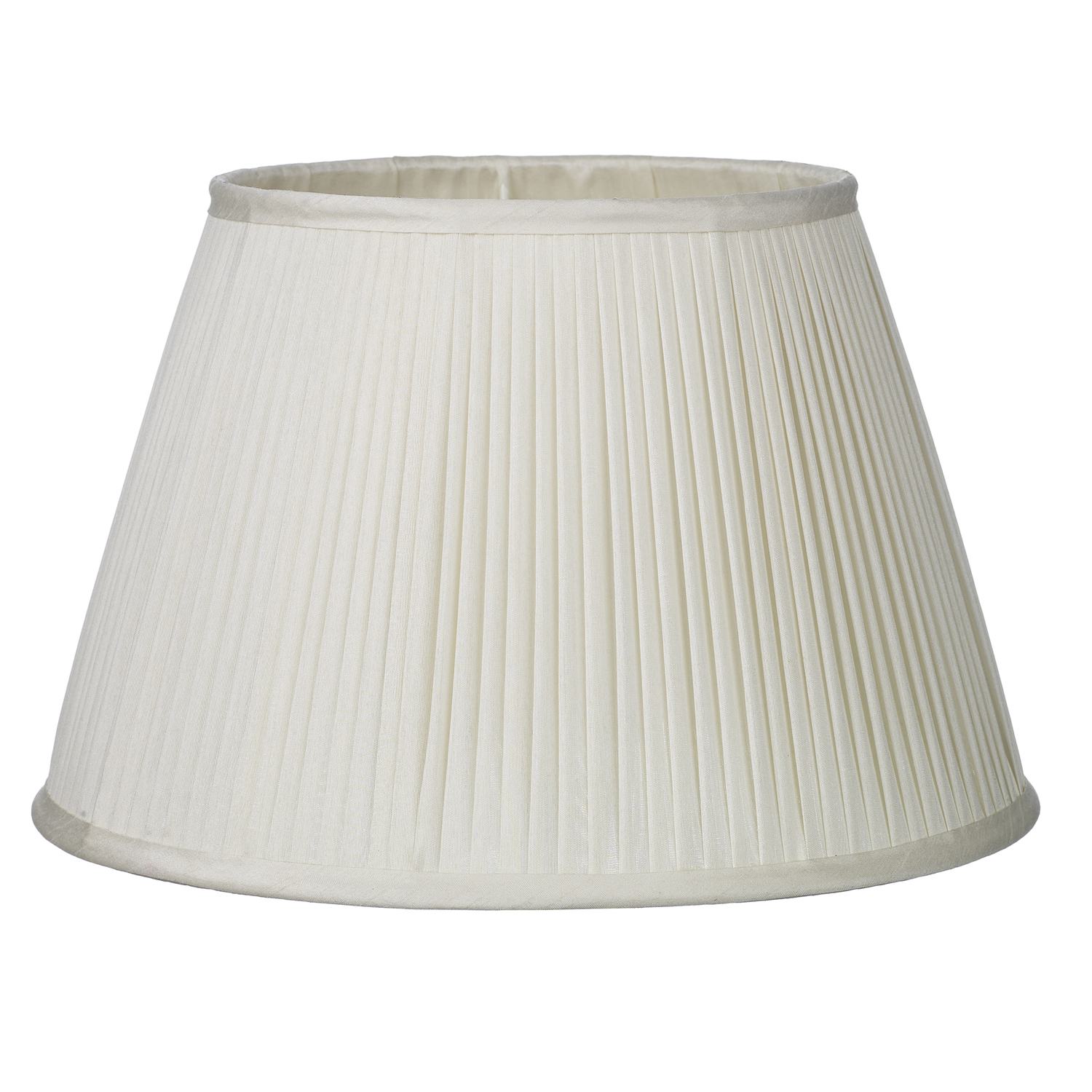 Dar Trinity Pleated Lamp Shade Ivory