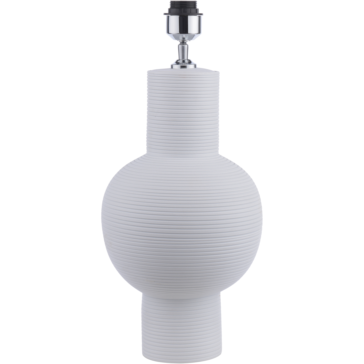 B&Q - Kiara Table Lamp White Ceramic Base Only - Image 1