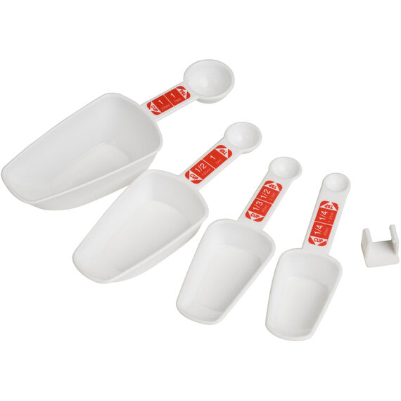 Set 4 Measuring Cups Plastic