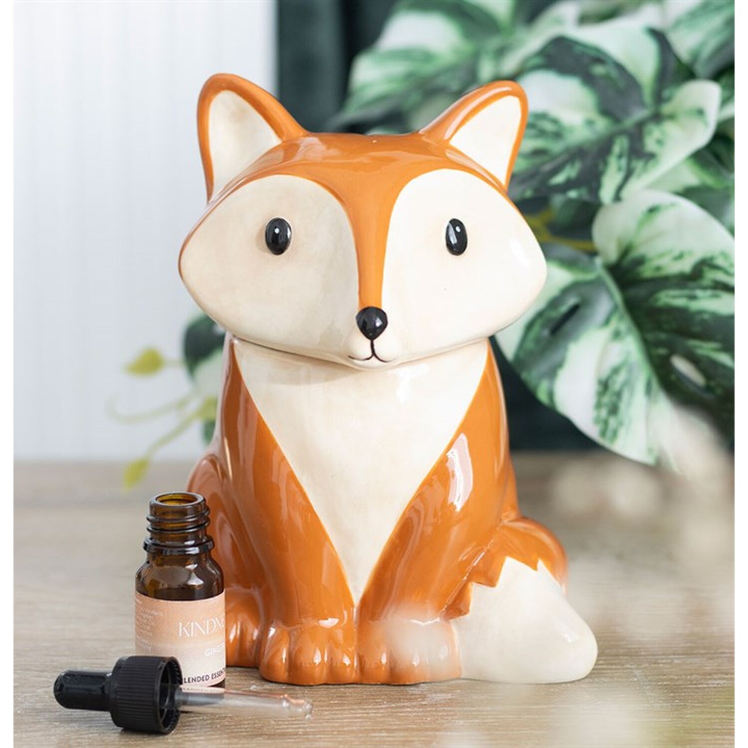 Fox Aromatherapy Burner and Wax Warmer - Orange