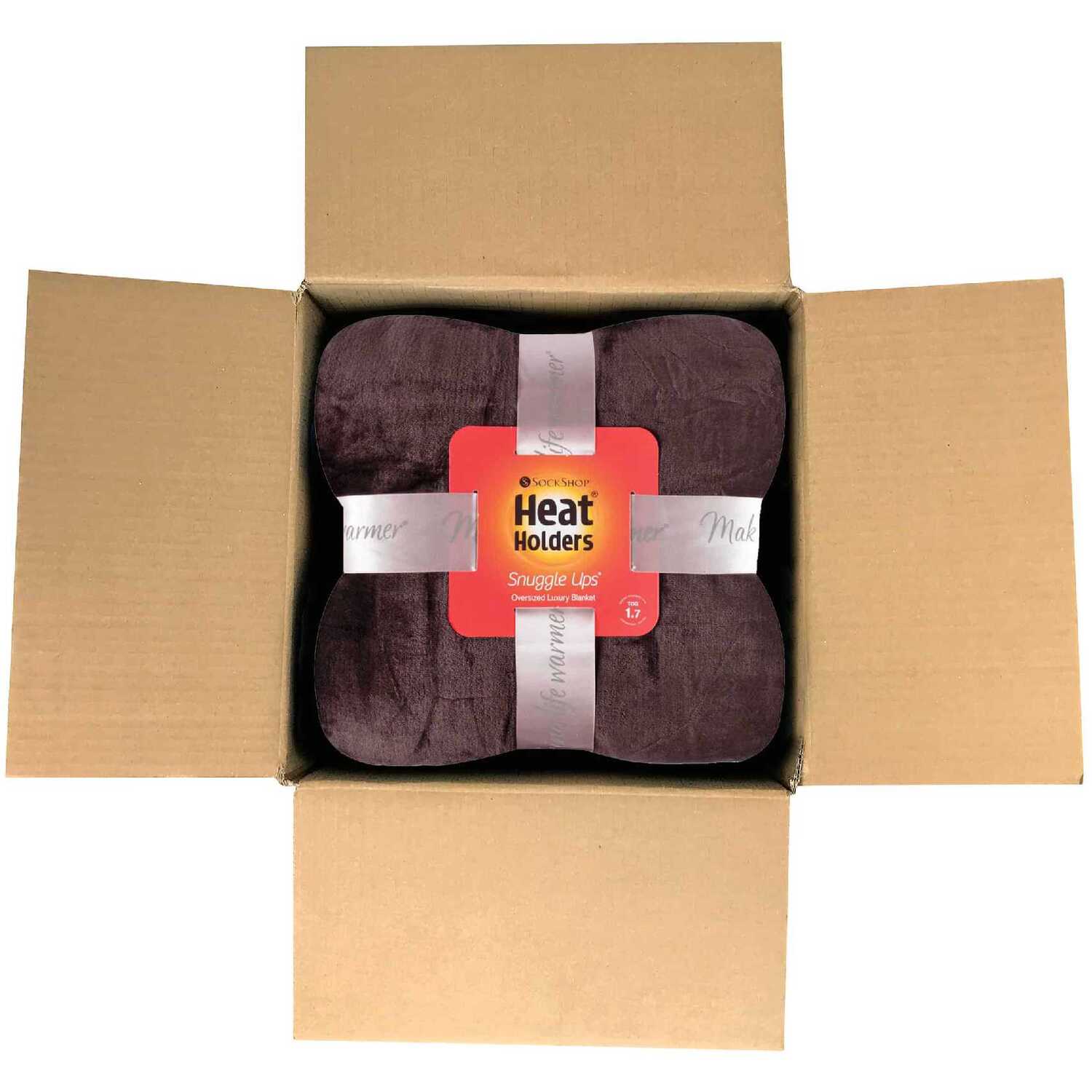 Extra Soft Warm Large Luxury Thermal Fleece Throw Blanket - 180 x 200 cm - Brown