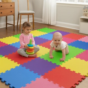 Soft Foam Exercise Floor Mats EVA Puzzle Tiles 30x30cm