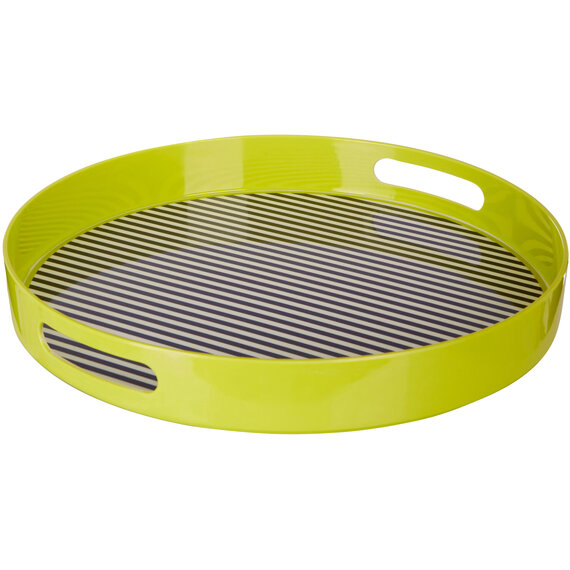 Mimo Stripe Tray With Handles