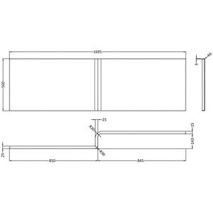 L Bath 1700x850x700 RH