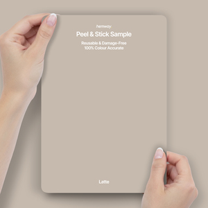 Hemway Interior Paint Sample, Latte, Peel & Stick Swatch