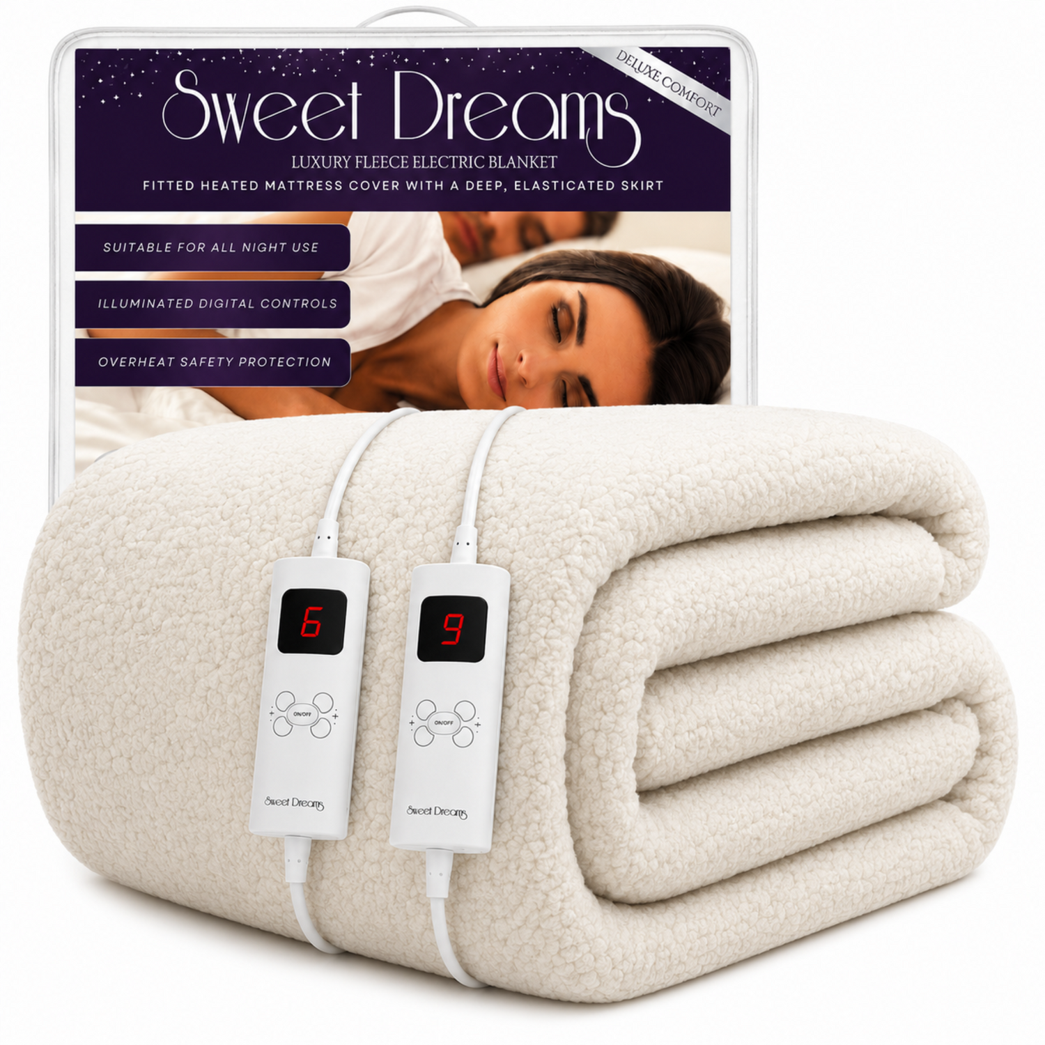 Sweet Dreams King Fleece Blanket - Image 2