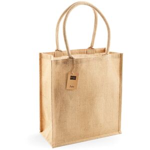 Westford Mill Jute Boutique Shopper Bag (19L) (Pack of 2)