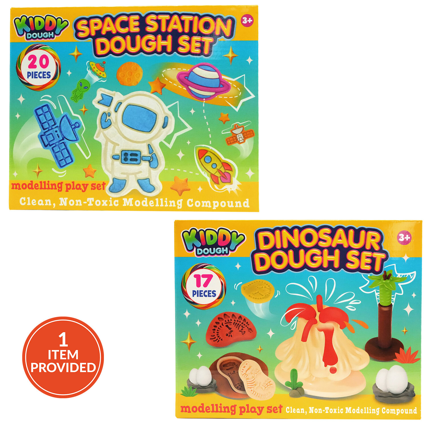 Dinosaur or Space Dough Set - Image 1