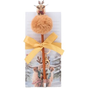 Christmas Highland Cow Set