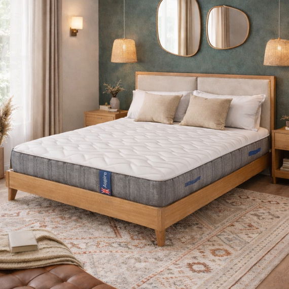 FlexRest Pocket Hybrid Memory Foam Mattress Medium Comfort 23cm