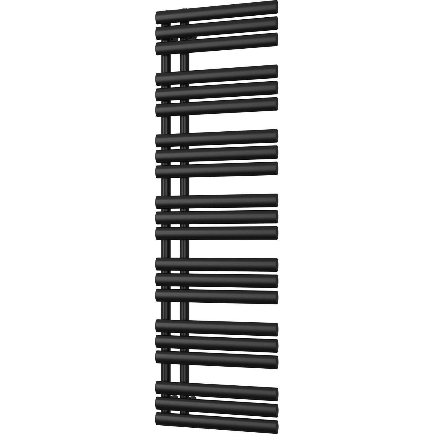 Uk Radiators Percival - Black Towel Radiator - Black / 1592Mm