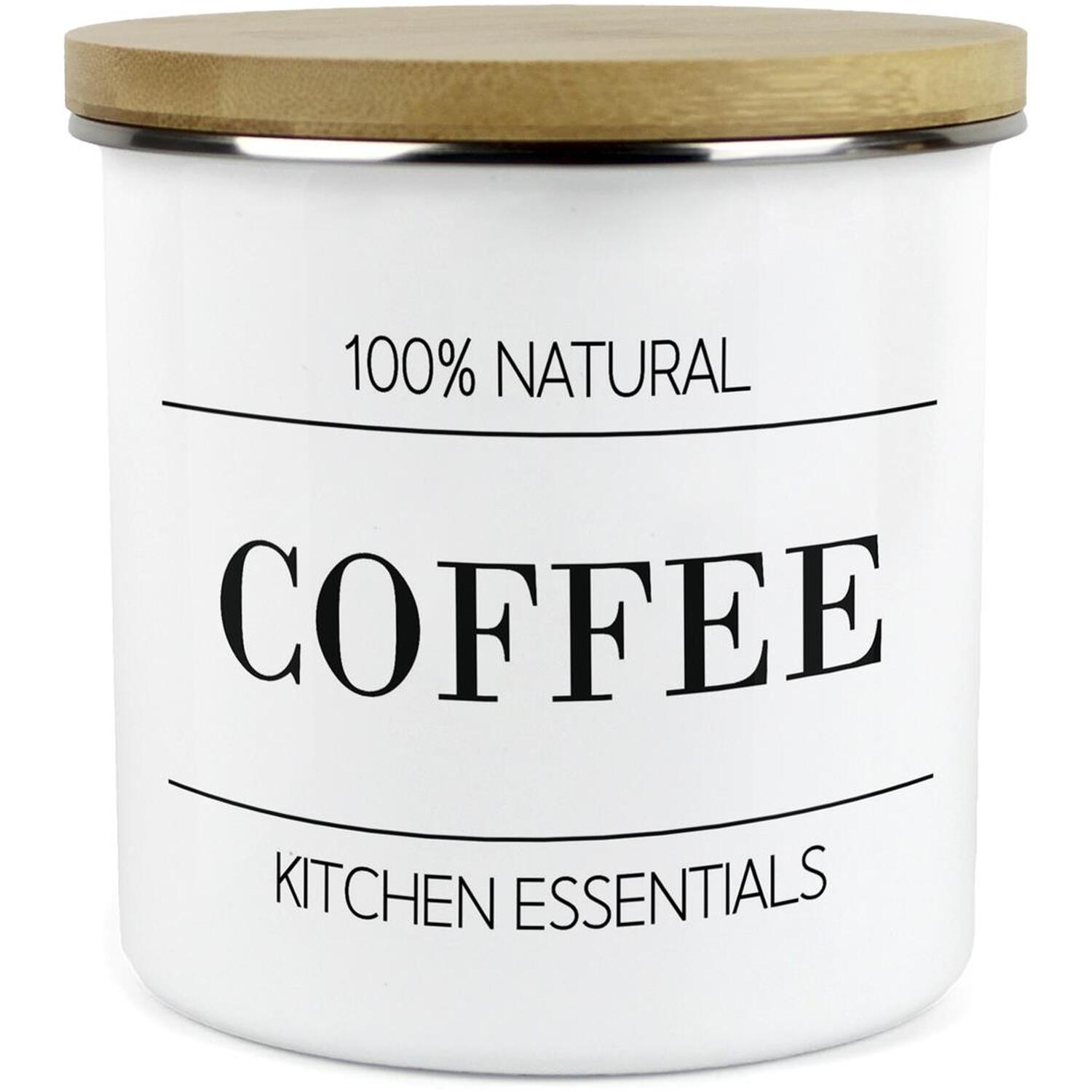 Purely Home Minimalist Essentials Large Kitchen Storage Canister - White / Large