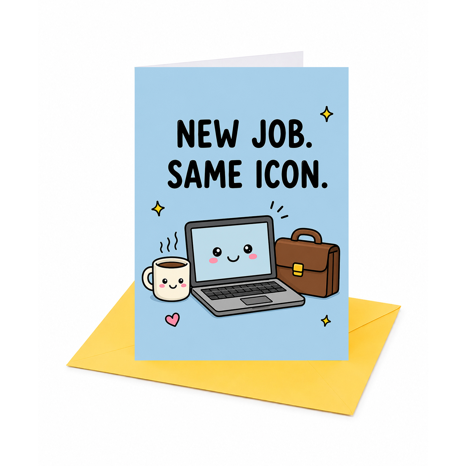 Brightfeel Same Icon New Job Congratulations Card - Multi