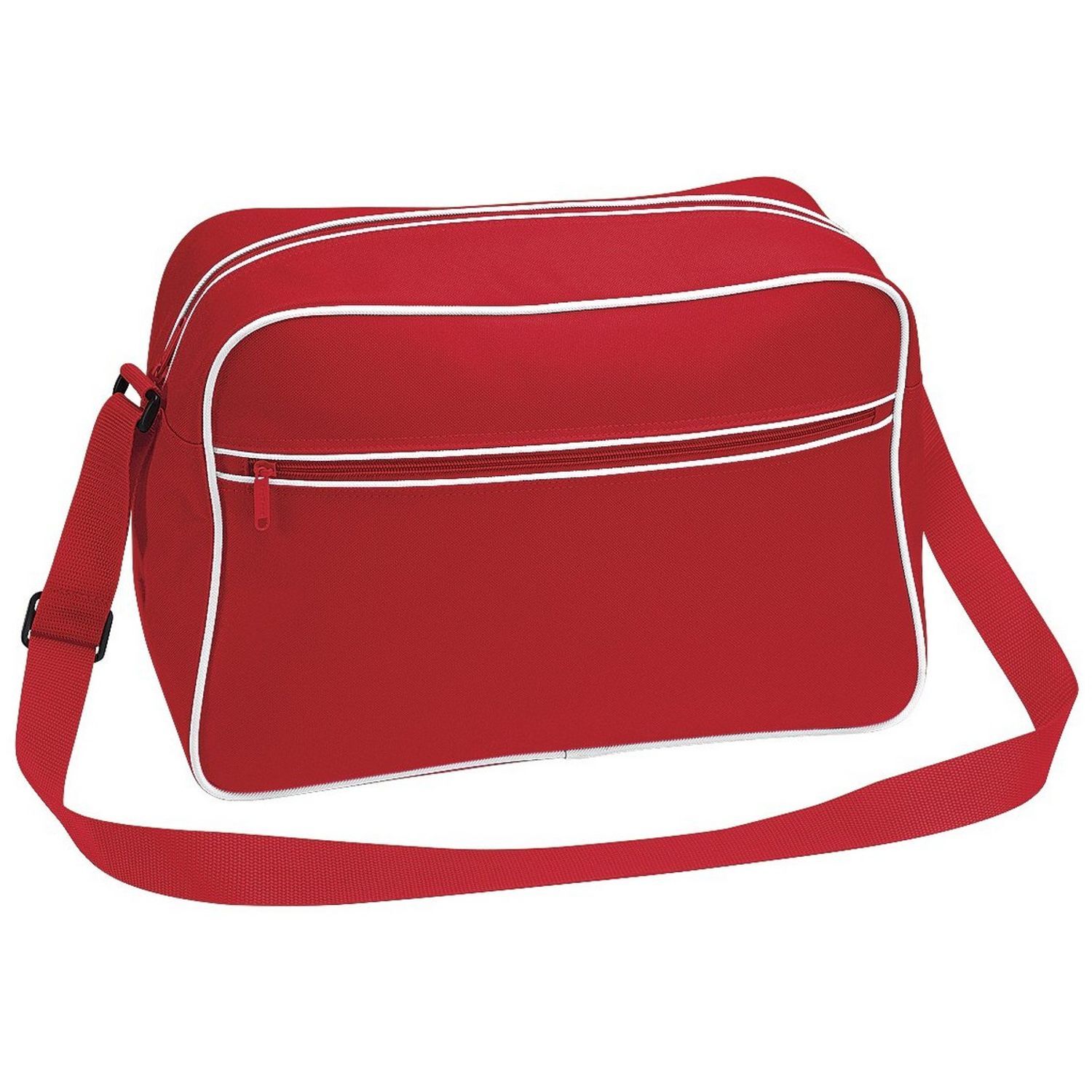 Bagbase Retro 18L Shoulder Bag - Classic Red/White