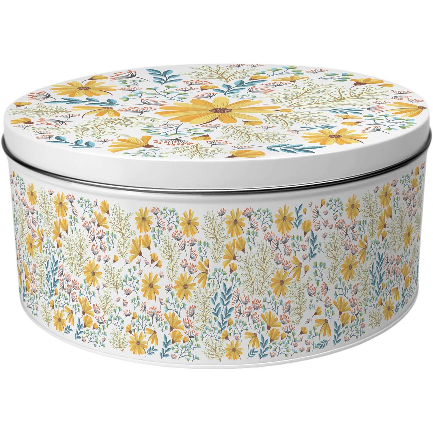 Image of Yellow Daisies Large Cake Tin -&hellip;