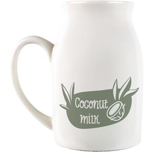 Boho Small Porcelain Coconut Milk Serving Jug