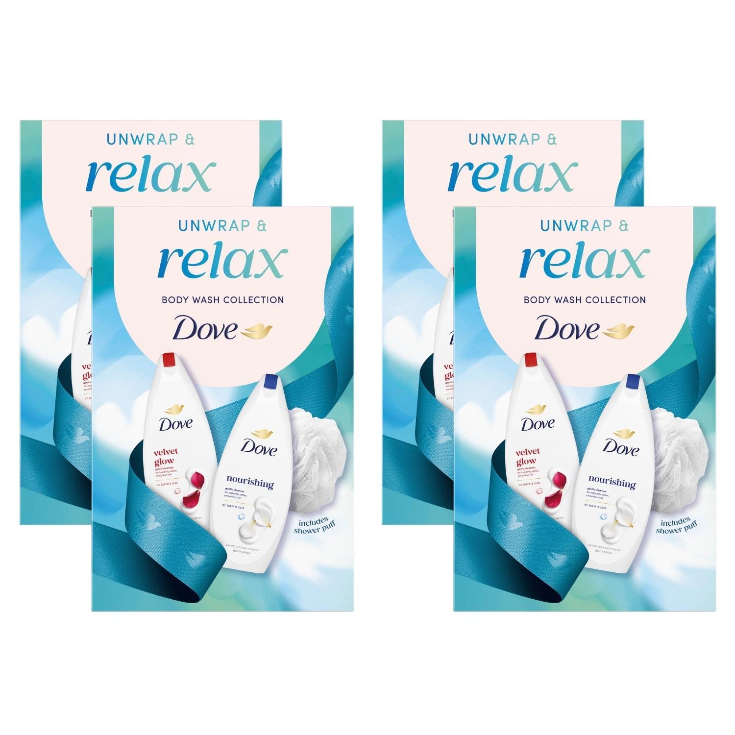 Dove Women's Multicolor Relax Body Wash Collection - Gift Set - 2 Piece | : Size 4 Pack - Image 6