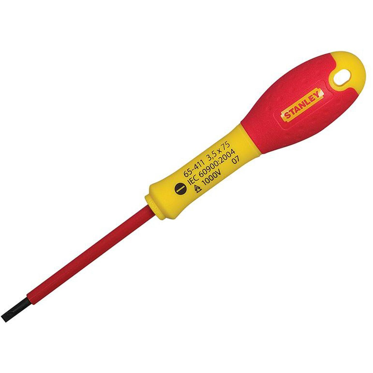 Stanley Tools Tools Fatmax Vde Insulated Screwdriver Parallel Tip 4.0 X 100Mm - Parallel Tip 4.0 X 100Mm - Image 8