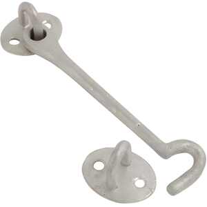 Dzina Cabin Hook Malleable 200mm (8 Inch) Galvanised Pack of 1