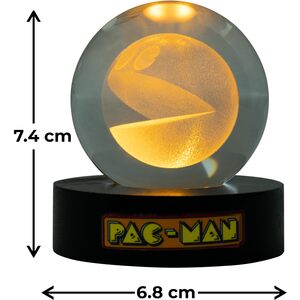 PAC-MAN Crystal Ball Light. Retro Gaming Desk Lamp. USB Powered. Classic Arcade Gaming Gift Mood...