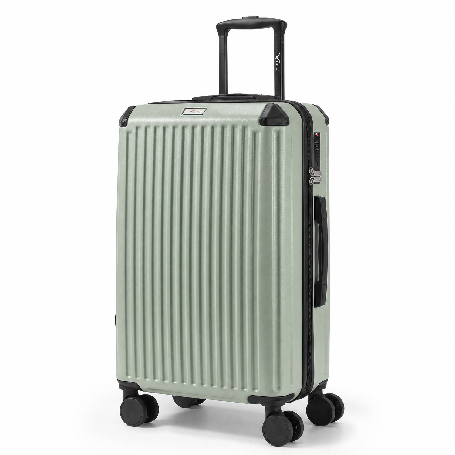 Lugg Sky Rover 24 Inch Suitcase, Abs Hard Shell, Secure Tsa Lock - Light Green - Image 1