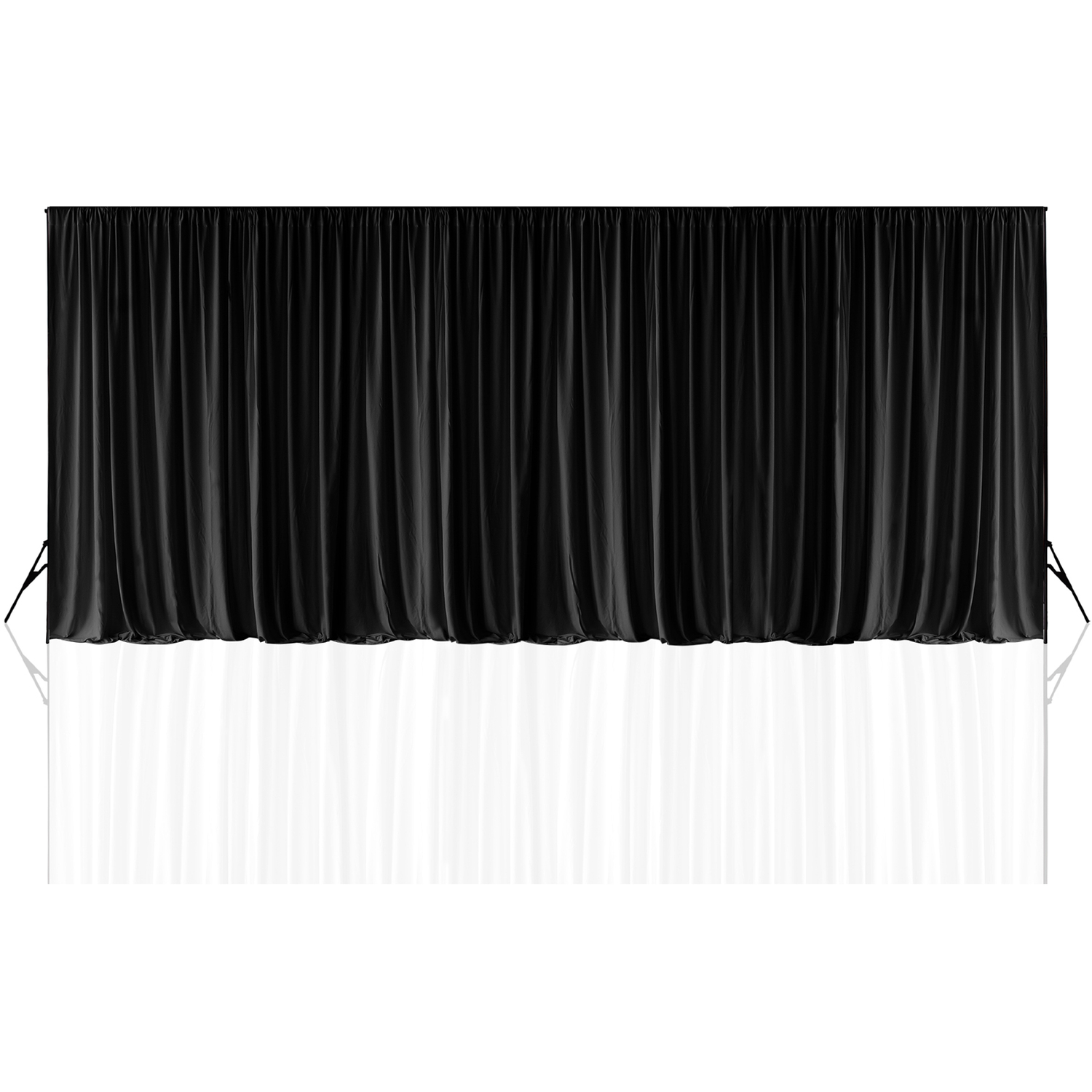Trimming Shop Blackout Backdrop For Photo Shoot Video Background - Black / 9M